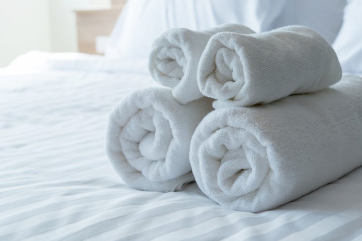 Tip Top Laundry | Rolled towel fold